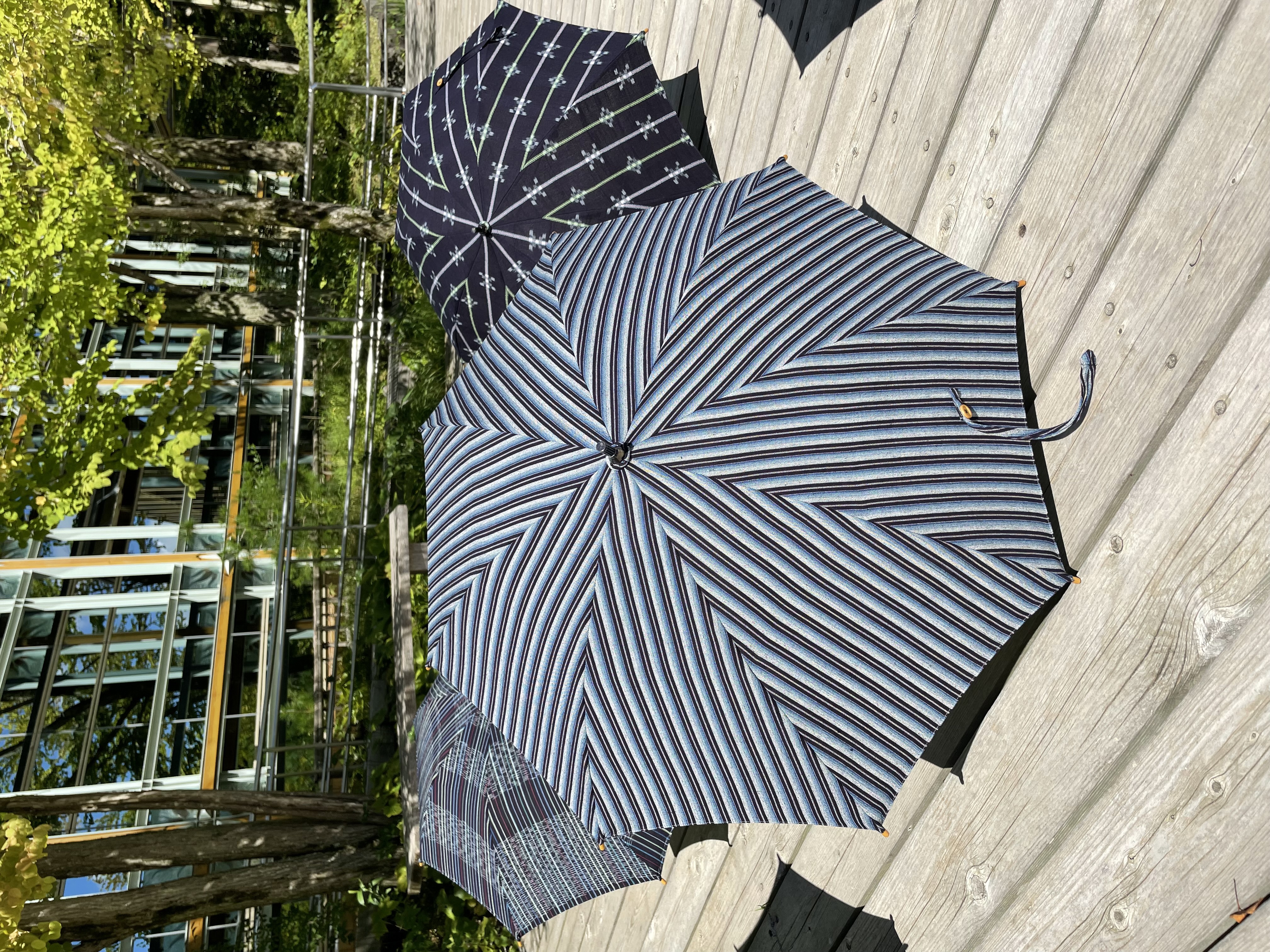 相楽木綿の日傘「フィボナッチ」