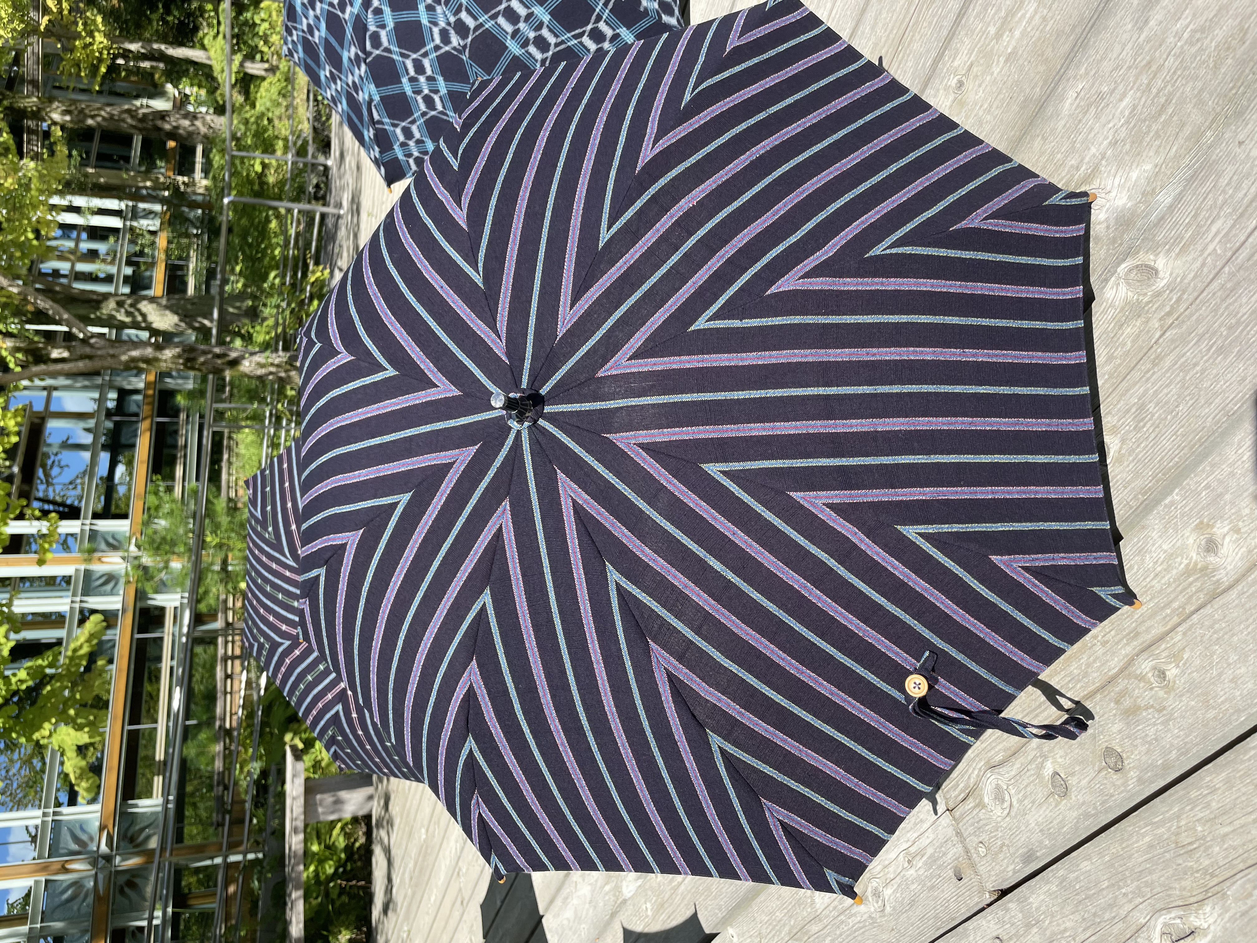 相楽木綿の日傘「夏日和」